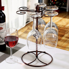 Portable Hanging Wine Glass Rack